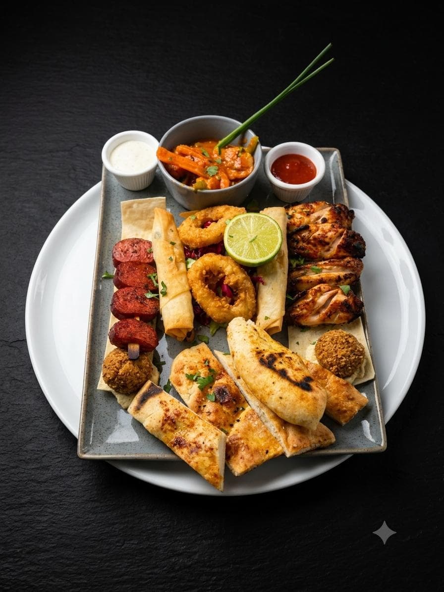 Hot Mezze Platter (for two) 