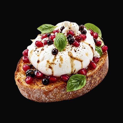 Burrata & Pomegranate 